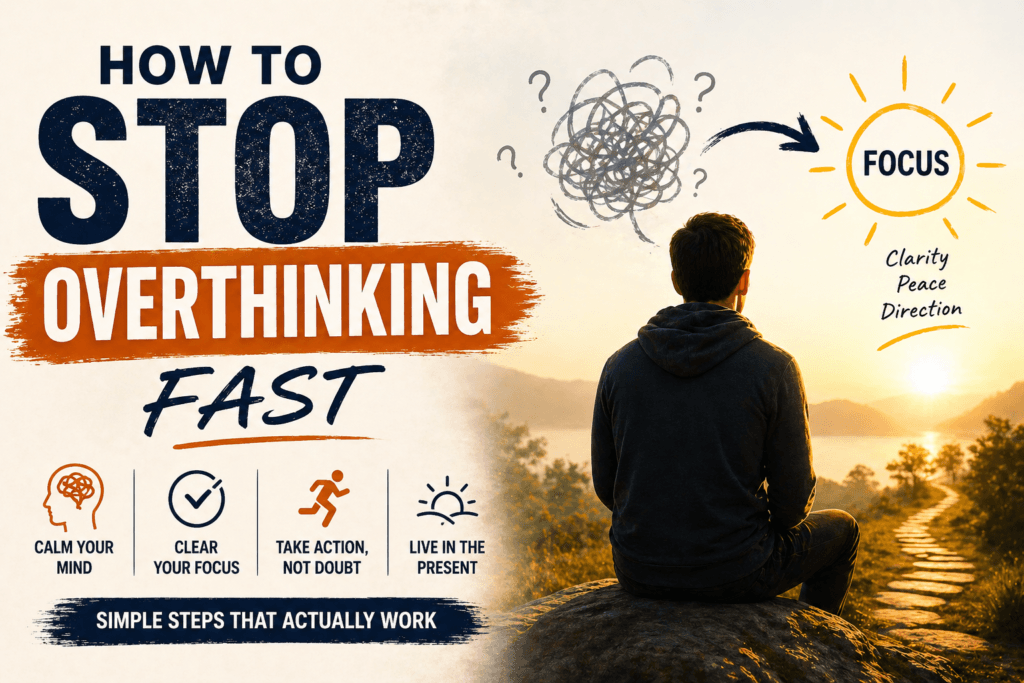 How to Stop Overthinking Fast (Simple Steps That Actually Work) 2026