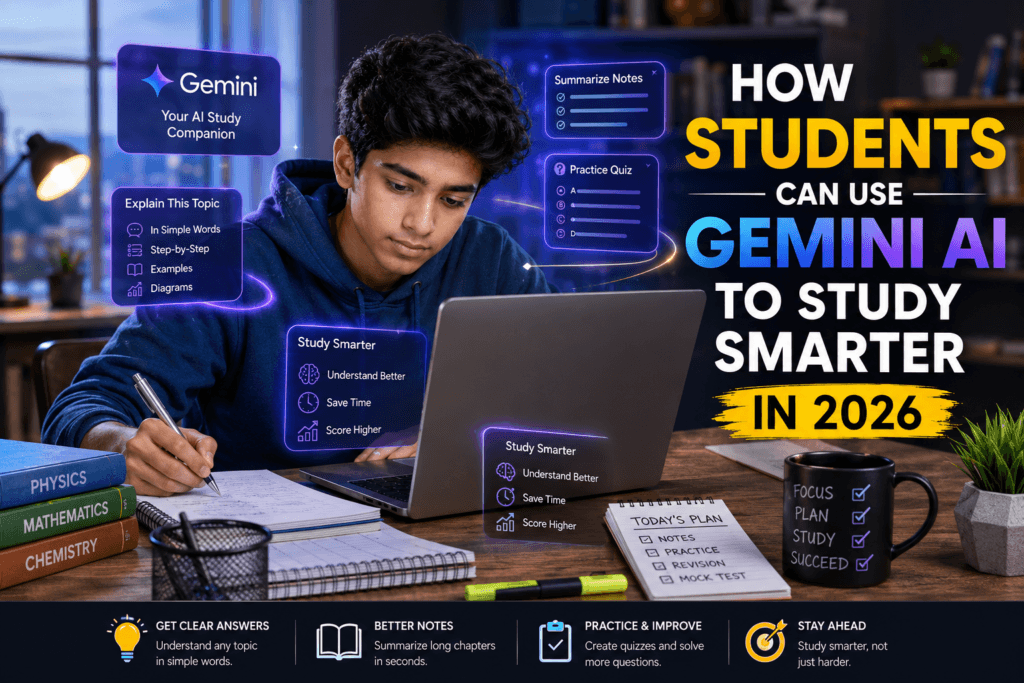 How Students Can Use Gemini AI to Study Smarter in 2026