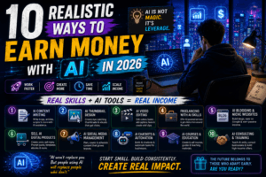 10 Realistic Ways to Earn Money With AI in 2026