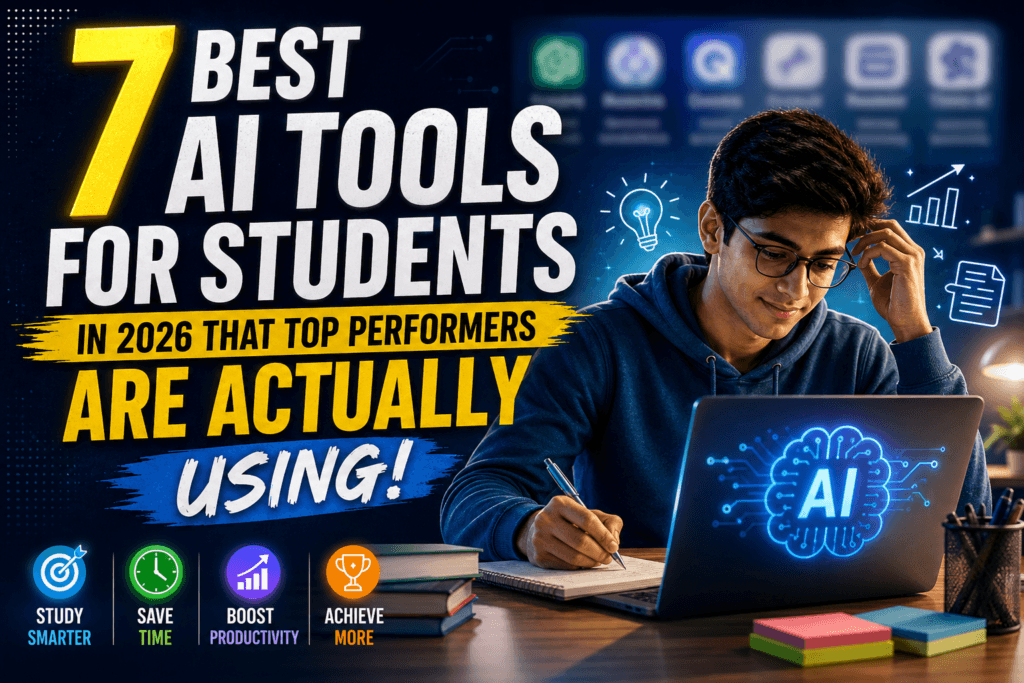 7 Best AI Tools for Students in 2026 (Top Picks)